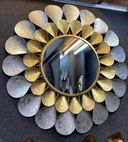 Metal Vibrant Mirror Wall Art