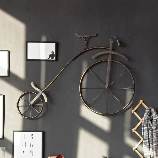 Metal Wall Cycle in Copper Wall Art